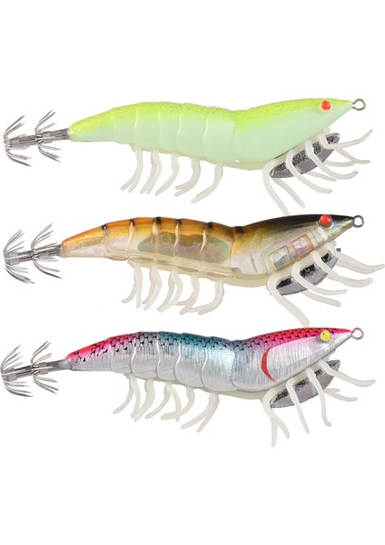 Hibrit Karides Egı S Yaprak 115MM 20G Ahtapot ve Kalamar Balıkçılığı Için (Yurt Dışından)