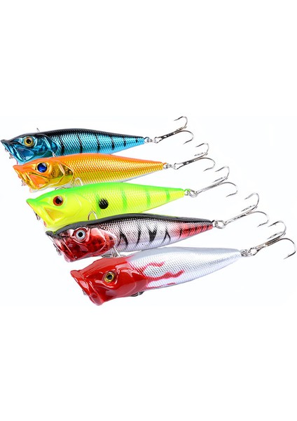 5 Renkli 9.5 cm Plastik Sabit Balık Yaprağı (Yurt Dışından) fırsatları