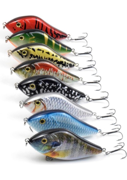 Minnow Hareketli Sabit Ustura 3D Gözlü Üç Uçlu Kancalı Tuzak (Yurt Dışından) fiyatları