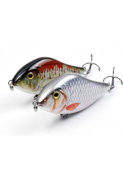 Minnow Hareketli Sabit Ustura 3D Gözlü Üç Uçlu Kancalı Tuzak (Yurt Dışından) fırsatları