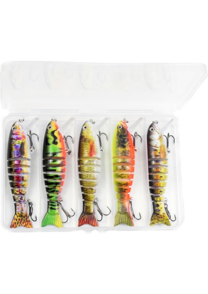 5 Adet 4.3 Inç Biyyonik Balık Tutma Küreği Canlımsı Sert Gövde Krank Baiti (Yurt Dışından) indirimleri