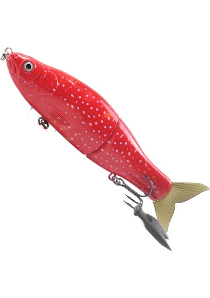 Yüzen Balık Tutma Üstleri Sert Kayar Yem Yumuşak Kuyruklu Canlımsı (Yurt Dışından)