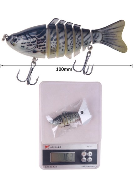 100MM Eğilebilir Biyyonik Balık Uydurmaları (Yurt Dışından) fırsatları