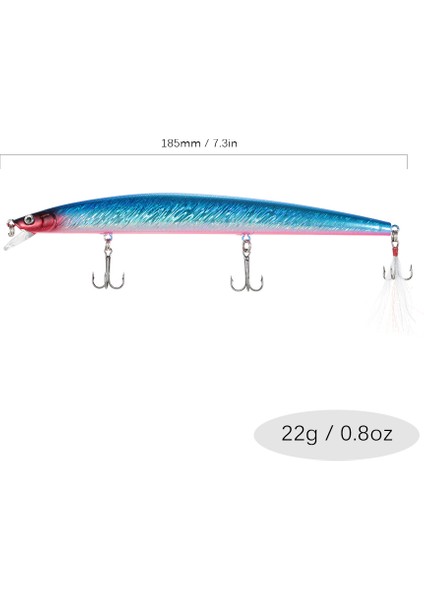 6 Adet Dalış Minnow Balık Tutma Yapay Yapraklu Kancalı 22G Yapay Yem (Yurt Dışından) fırsatları