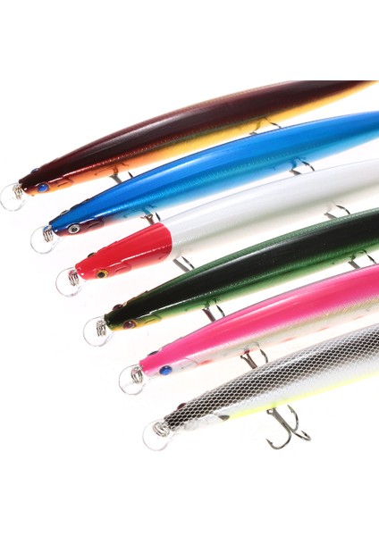 6 Adet Dalış Minnow Balık Tutma Yapay Yapraklu Kancalı 22G Yapay Yem (Yurt Dışından) indirimleri