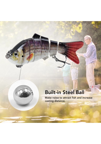 5 Adet 4 Inçlik Çoklu Bağlantılı Canlımsı Balık Tutma Yaprakları (Yurt Dışından) fiyatları