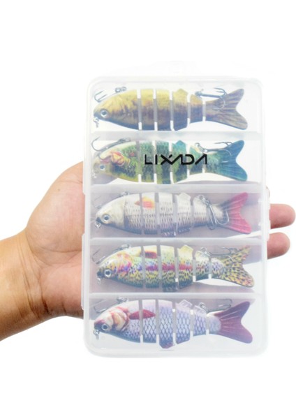 5 Adet 4 Inçlik Çoklu Bağlantılı Canlımsı Balık Tutma Yaprakları (Yurt Dışından) indirimleri