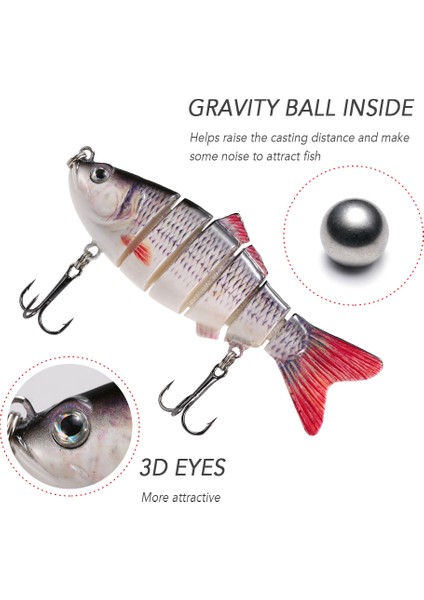 5 Adet 10 cm 20 G Balık Tutma Ünleri (Yurt Dışından) fırsatları