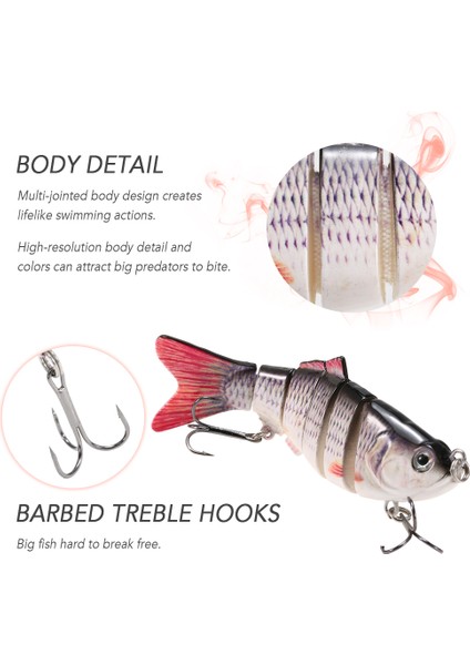 5 Adet 10 cm 20 G Balık Tutma Ünleri (Yurt Dışından) indirimleri