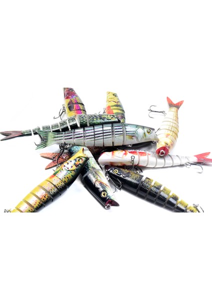 Biyonik Çoklu Eğimli Sert Yem S Yüzme Hareketi 8 Bölmeli Batacak Balık Tutma Yemi (Yurt Dışından) fiyatları