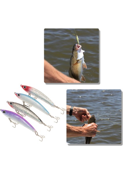 4 Adet 85MM 3D Gözlü Dalı Yapışkan Uçlu Uzun Menzilli Sahtecik (Yurt Dışından) modelleri