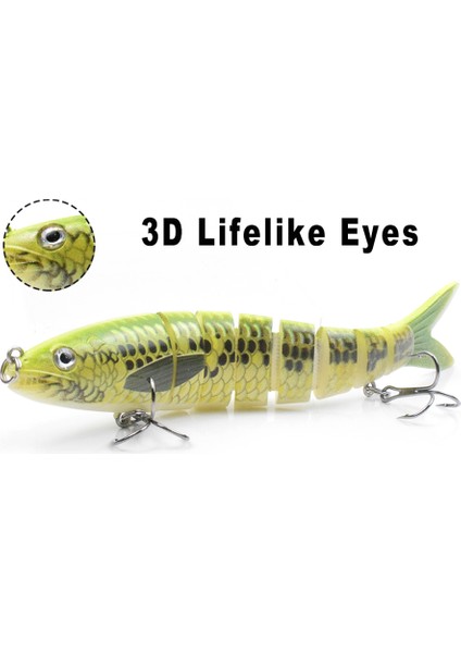 3 Adet Biyyonik Çoklu Eğimli Sert Yem S Yüzme Hareketli Balık Tutma Yapışkanı Canlısı Düşen (Yurt Dışından) indirimleri