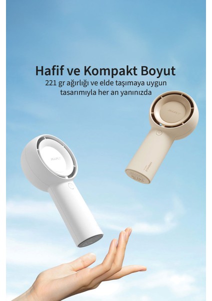 Handheld Fan Life5 Plus El Fanı 4000mah