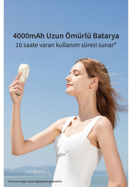 Handheld Fan Life5 Plus El Fanı 4000mah