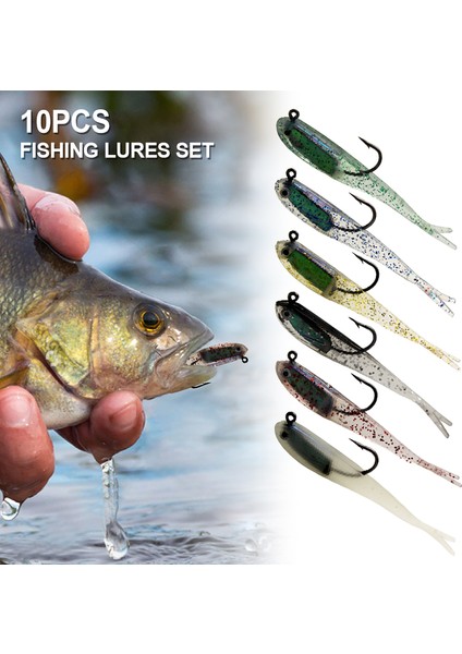 10 Adet 75 mm Balık Ucunu Yaptırıcı Yumuşak Çamaşırı (Yurt Dışından) fiyatları