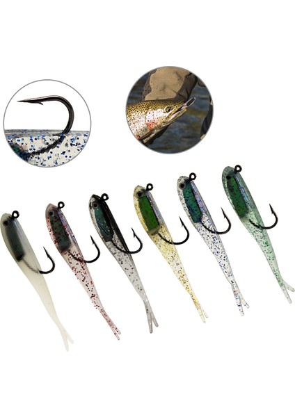 10 Adet 75 mm Balık Ucunu Yaptırıcı Yumuşak Çamaşırı (Yurt Dışından) indirimleri