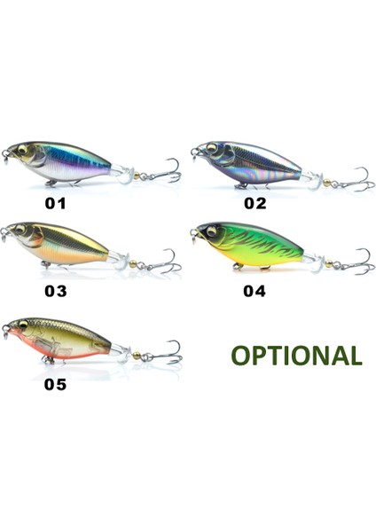 3.0, 0.2 Ons Topwater Yumuşak Balık Tuzagı, Koyun ve Pike Balıkları Için Canlımsı Yüzen Kırık Uçlu Tuzak (Yurt Dışından) indirimleri