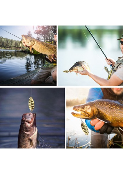 6 Adet Sert Balık Tutma Çekicileri Altın Gümüş Yüksek Kaliteli Uzun Atış (Yurt Dışından) indirimleri