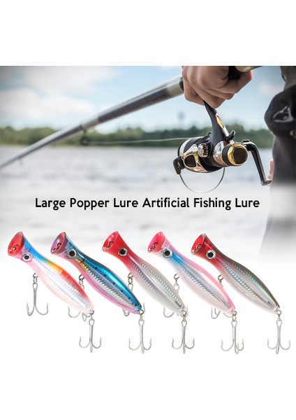 12 cm 45 G Büyük Popper Balık Uydurması 3D Gözlü (Yurt Dışından) fiyatları