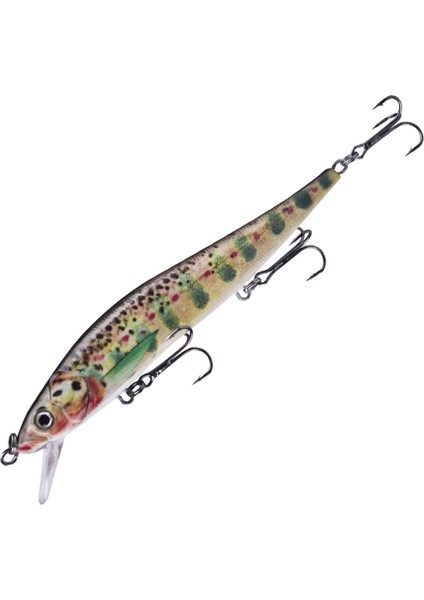 Sığaran Minnow Tuzaklı 3D Gözlü Yüksek Çözünürlüklü Detaylı Sert Balık Tuzakları (Yurt Dışından)