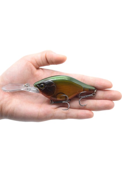 4,3 Inç 0,8 Oz Biyyonik Balık Tutma Ucunu Taşıyan Sert Gövde Yüzen Yaprak Yemi (Yurt Dışından) indirimleri