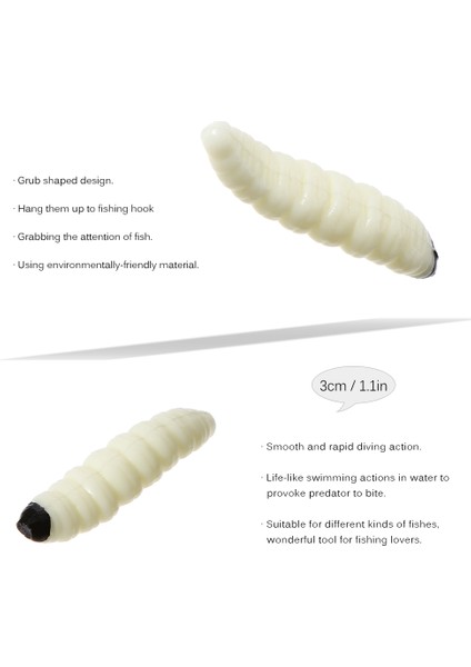 20 Adet Balık Tutma Yumuşak Yapışkanlar (Yurt Dışından) fiyatları