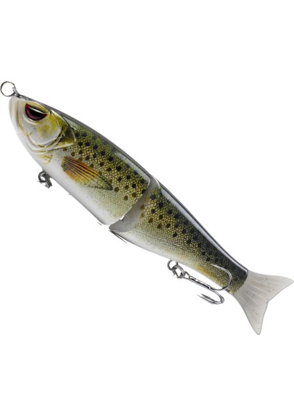 Alabalık Kayma Kurşunu Balık Tutma Takıları 2 Parça Katı Gövde Canlıya Benzer Yüzme Kurşunu (Yurt Dışından)