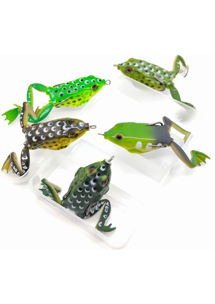 5 Adet Kurbağa Balık Tutma Yapay Yaprakları Canlımsı Yüzen Yapay Yaprak Seti (Yurt Dışından) fırsatları