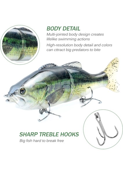 6,7 Inç 3,1 Ons Alabalık Yaprakçığı Canlandırılmış Kuyruklu Yaprakçığı (Yurt Dışından) fırsatları