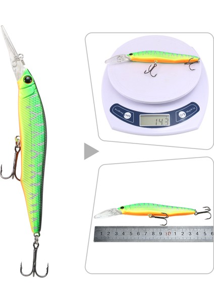 14 cm 14 G Balık Tutma Minnow Plastik Sert Yaprak Ucunu 注：英文原标题里“minnow”可能是指“拟饵”这类假小鱼造型的鱼饵，在翻译成土耳其语时准确对应词汇可能因当地习惯有差异，“balık Tutma Minnow”这种表述是较直白对应“钓鱼用的拟饵”意思。 (Yurt Dışından) modelleri