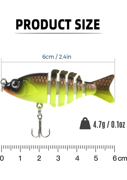 Çoklu Eğe Vanlı Canlımsı Sunu Yapıcı Yapay Balık Tutma Ucu (Yurt Dışından) indirimleri