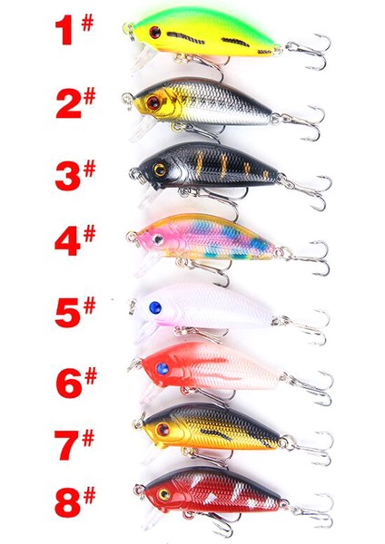 50MM Balıkçı Uydurma Yaprakları 3D Gözlü Çift Kancalı (Yurt Dışından) modelleri