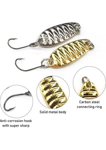 6 Adet Sert Balıkçı Hekleri Altın Gümüş Yüksek Kalite Uzun Atış (Yurt Dışından) fiyatları