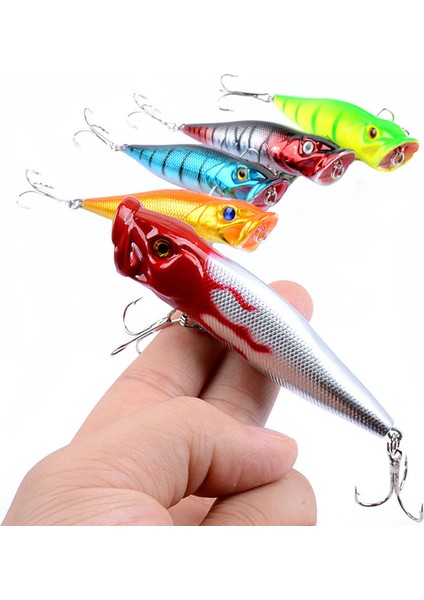 5 Renkli 9,5 cm Plastik Balık Tutma Yemleri (Yurt Dışından) modelleri