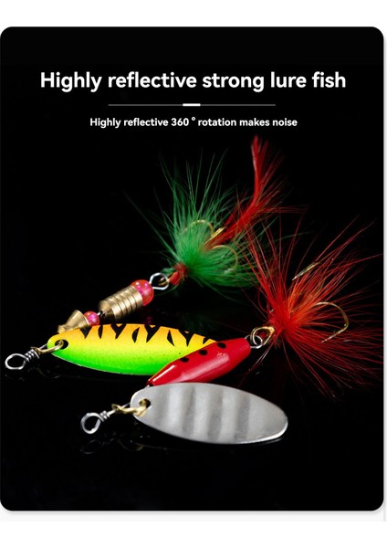 10 Adet Balık Tutma Spinnerbait Sert Metal Yapış Çantası (Yurt Dışından) fırsatları