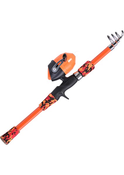 5 - 12 Yaş Grubu Çocuklar Için 165 cm Teleskopik Cam Elmaslı Balık Tutma Milletesi (Yurt Dışından)