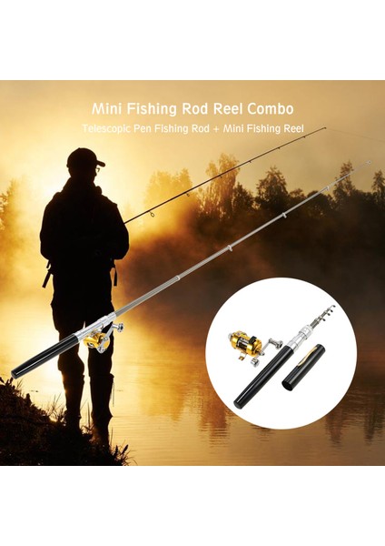 Minik Teleskopik Taşınabilir Balık Tutma Olta ve Makara Kombi Seti (Yurt Dışından) indirimleri