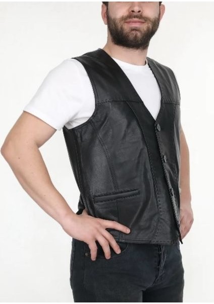 Siyah Erkek Yelek modelleri