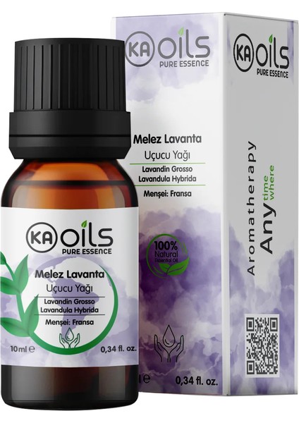 Melez Lavanta Uçucu Yağı 10 ml - %100 Saf ve Doğal Lavandin Essential Oil