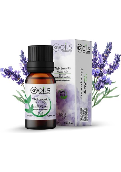 Tıbbi Lavanta Uçucu Yağı 10 ml - %100 Saf ve Doğal Lavender Oil