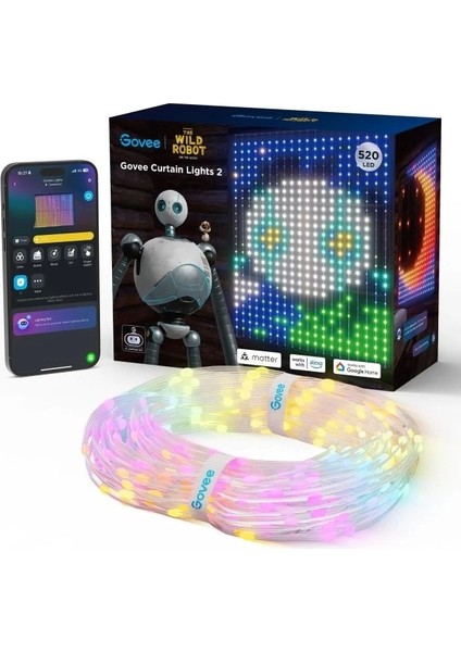 x The Wild Robot LED Işıkları 2 4.9 x 6.6ft