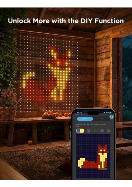 x The Wild Robot LED Işıkları 2 4.9 x 6.6ft
