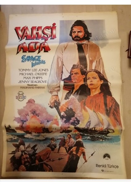 Savage Island ( Vahşi Ada ) - 70X100 cm Ebatlarında Çizim Film Afişi