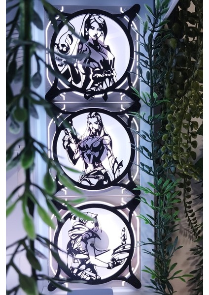 Valorant 120X120 mm Siyah Çerçeveli Pc Aksesuarı, Masaüstü Bilgisayar Dörtlü Fan Kapağı