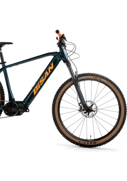 Envious - Xc Mountaın - Xt Elektrikli Bisiklet 45 cm Disk Fren 27,5 Jant 12 Vites Petrol Yeşili Turuncu fiyatları