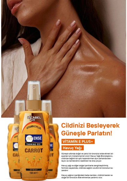 Havuç Özü Koruyucu Bronzlaştırıcı 150 ml Yağ