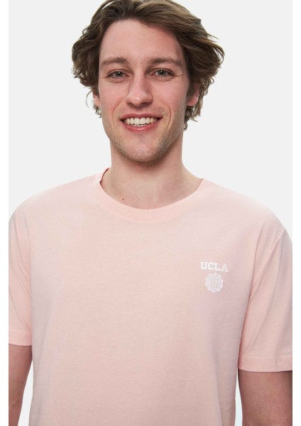 Bass Kahverengi Bisiklet Yaka Baskılı Standard Fit Erkek Tshirt fiyatları