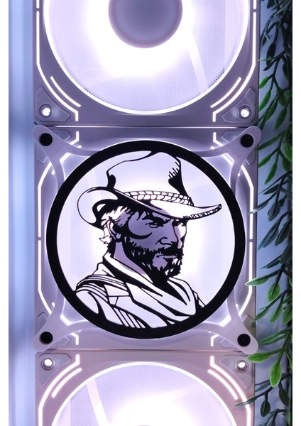 Red Dead Redemption 2 120X120 mm Beyaz Çerçeveli Pc Masaüstü Bilgisayar Fan Kapağı fiyatları