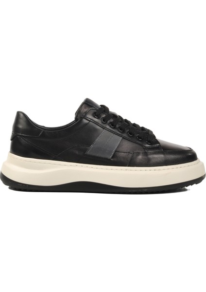 Siyah Hakiki Deri Erkek Günlük Ayakkabı E-580 M modelleri