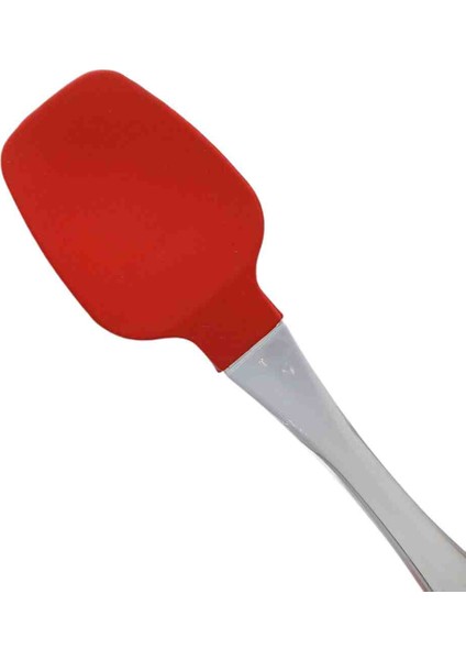 Plastik Saplı Silikon Spatula Yanmaz Yapışmaz Spatula